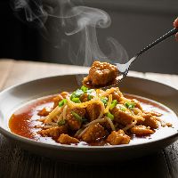 Schezwan Giger Garlis Soup