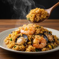 Seafood Burnt garlic Rice