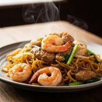 Seafood Hongkong Noodles