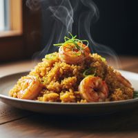 Seafood Singaporean Rice