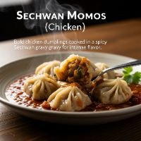 Sechwan Momos (Veg)