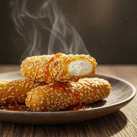 Sesame Cottage Cheese Finger