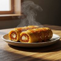 Single Egg Double Chicken Roll