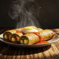 Single Egg Double Paneer Roll