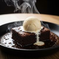 Sizzling Brownee With Ice Cream