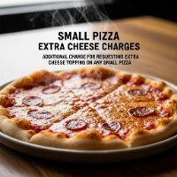 Small Pizza Extra Cheese Charges