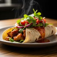 Smoky Chicken Peri Peri Wrap