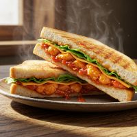 Spicy Chicken Grilled Sandwich