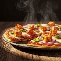 Spicy Szechuan Paneer Pizza (Reg)