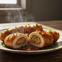 Stuffed Chicken Asian Rings