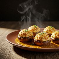 Stuffed Kumbh Cheese Peshwari