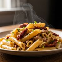 Sundried Tomato Vodka Cream Penne