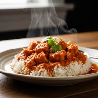 Thai Curry Red with Jasmine Rice (Veg.)