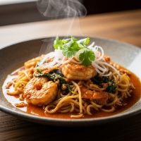 Veg Thai Curry With Rice