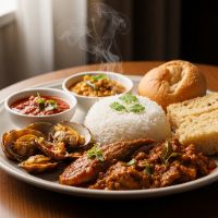 Tisrya (Shimplya) Masala Thali