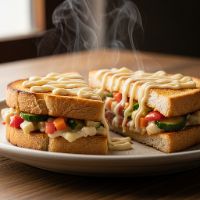 Toast Mayonnaise Sandwich