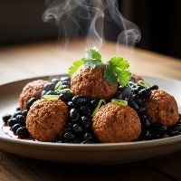 Veg Balls In Black Bean Sauce