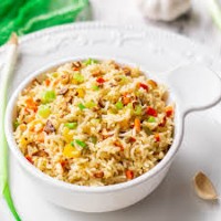 Veg Burnt Garlic Fried Rice