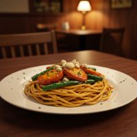 Veg Burnt Garlic Noodles