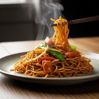 Veg Crispy Hakka Noodles (Full)