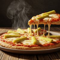 Veg. Babycorn Cheese Pizza