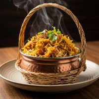 Veg. Biryani Basket