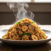 Veg. Bond Garlic Rice (Full)