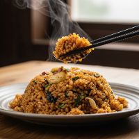 Veg. Burnt Garlic Rice