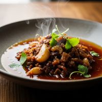 Veg Burnt Garlic Soup