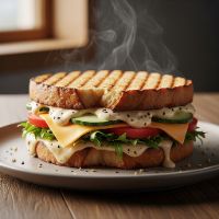 Veg. Cheese Mayonnaise Grill Sandwich
