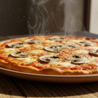 Veg. Cheese Mushroom Pizza