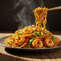 Veg. Chilli Noodles