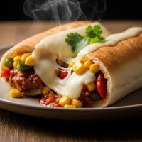 Veg. Corn Cheese Frankie