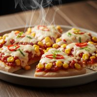 Veg. Corn Cheese Pizza (7 Inch)