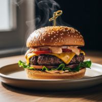 Veg. Double Threat Burger