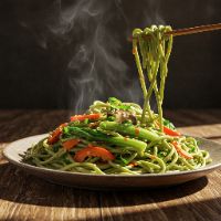 Veg. Green Hand Noodles