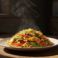 Veg. Hong Kong Noodles