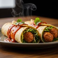 Veg. Manchurian Frankie