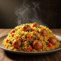 Veg. Manchurian Fried Rice (Full)