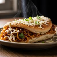 Veg. Manchurian Noodles Cheese Frankie