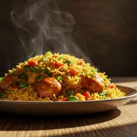 Veg. Manchurian Rice
