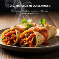 Veg. Manchurian Schez. Frankie