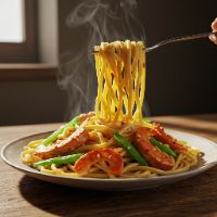 Veg. Mangolian Noodles