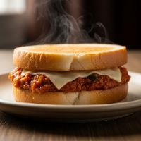 Veg. Masala Cheese Sandwich