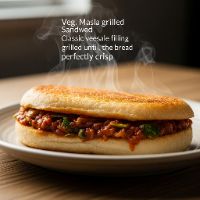 Veg. Masala Grilled Sandwich