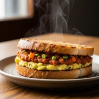 Veg. Masala Grill Sandwich