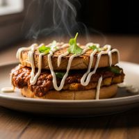 Veg. Masala Mayo Grilled Sandwich