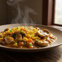 Veg. Mushroom Manchow Soup