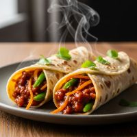 Veg. Paneer Schezwan Frankie