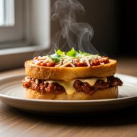 Veg. Schez. Masala Cheese Toast Sandwich